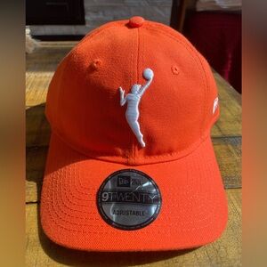 Unisex New Era Orange WNBA Core Logo 9TWENTY Adjustable Hat